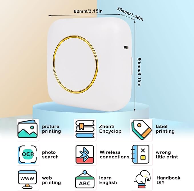 Portable Mini Printer - BT Instant Printing