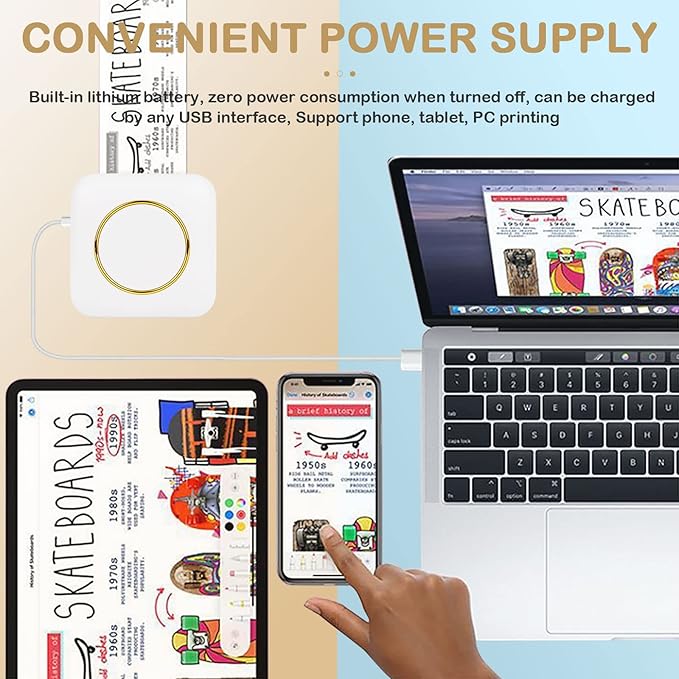 Portable Mini Printer - BT Instant Printing