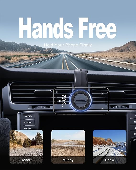 Detachable Magnetic Car Phone Mount