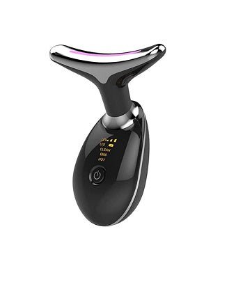 Aikexnbya Anti Wrinkles Vibration Face Massager Skin Tightening Face Lifting Neck Beauty Device, 3 Modes Adjustment, for Reduced Puffiness