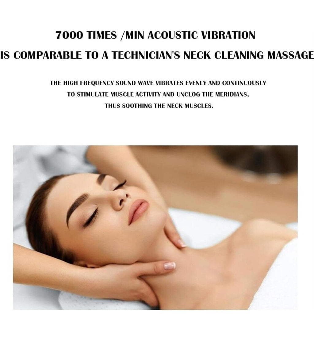 Aikexnbya Anti Wrinkles Vibration Face Massager Skin Tightening Face Lifting Neck Beauty Device, 3 Modes Adjustment, for Reduced Puffiness