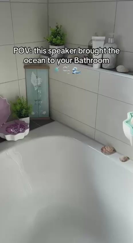 Shell Lamp with Bluetooth Speaker