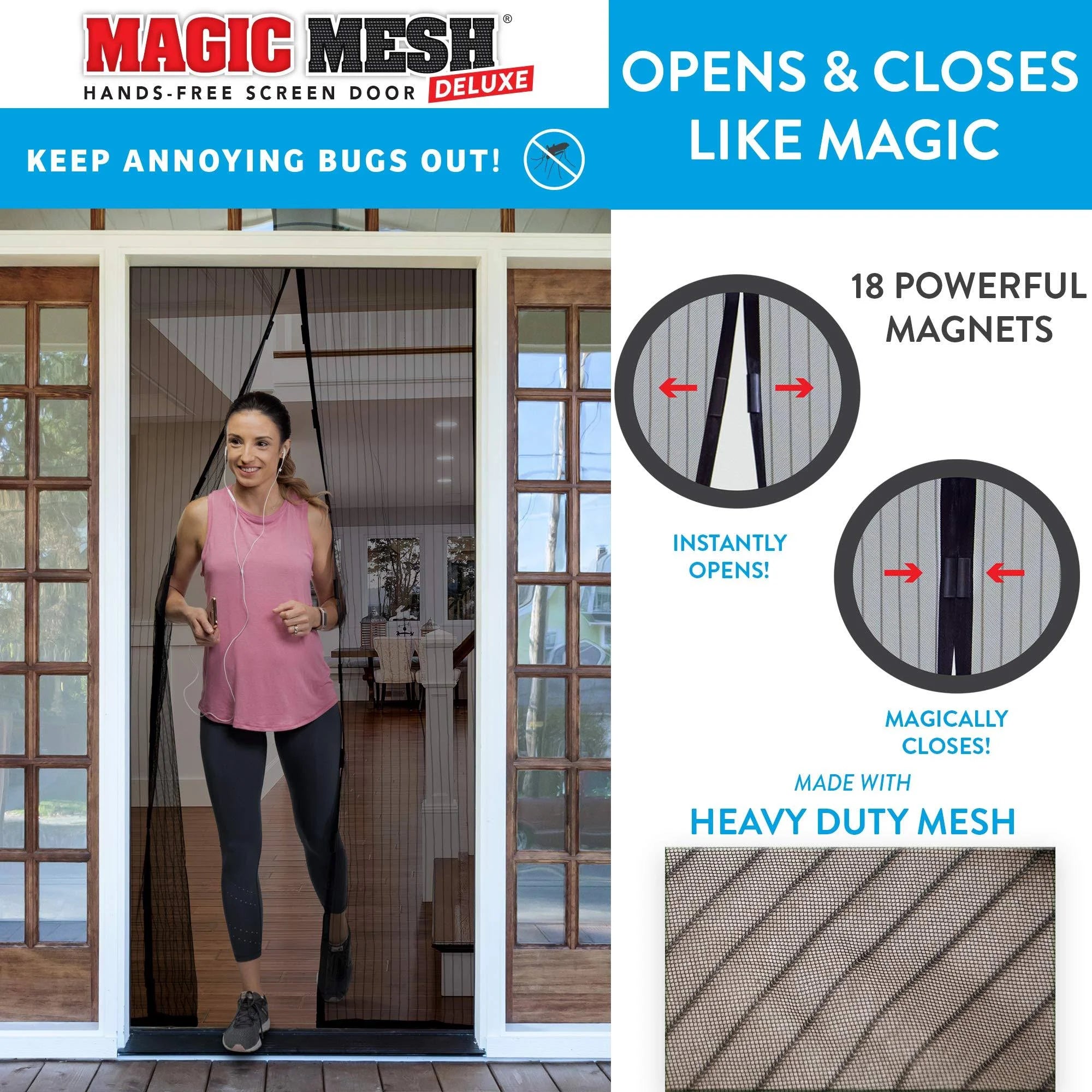 Hands-Free Screen Door    .